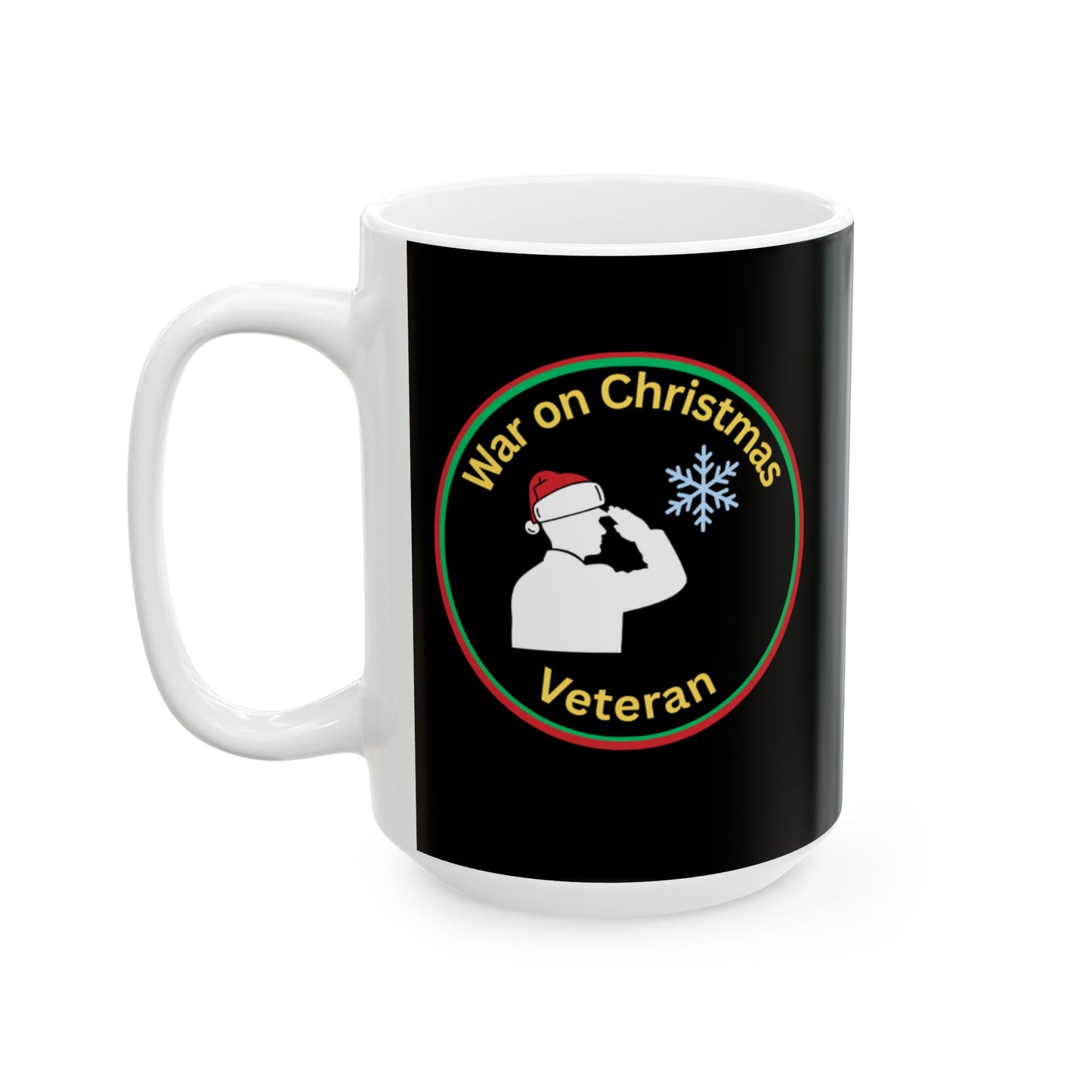 “War on Christmas Veteran” Parody Mug- Black