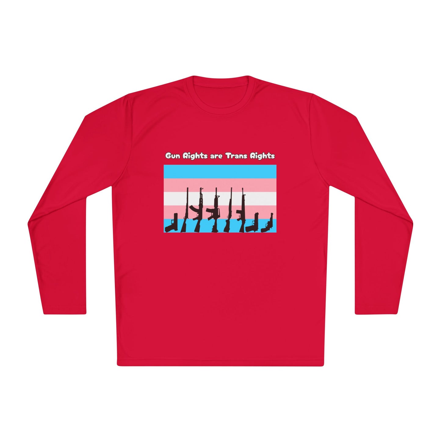 Unisex Trans Rights Performance Long Sleeve Tee