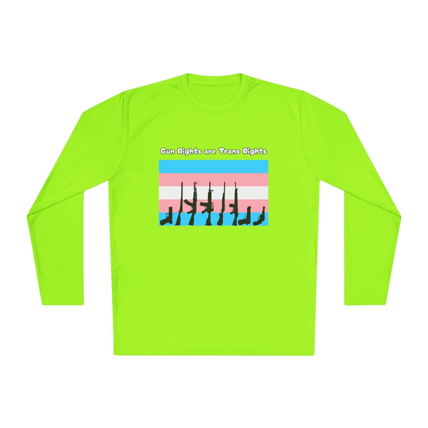 Unisex Trans Rights Performance Long Sleeve Tee