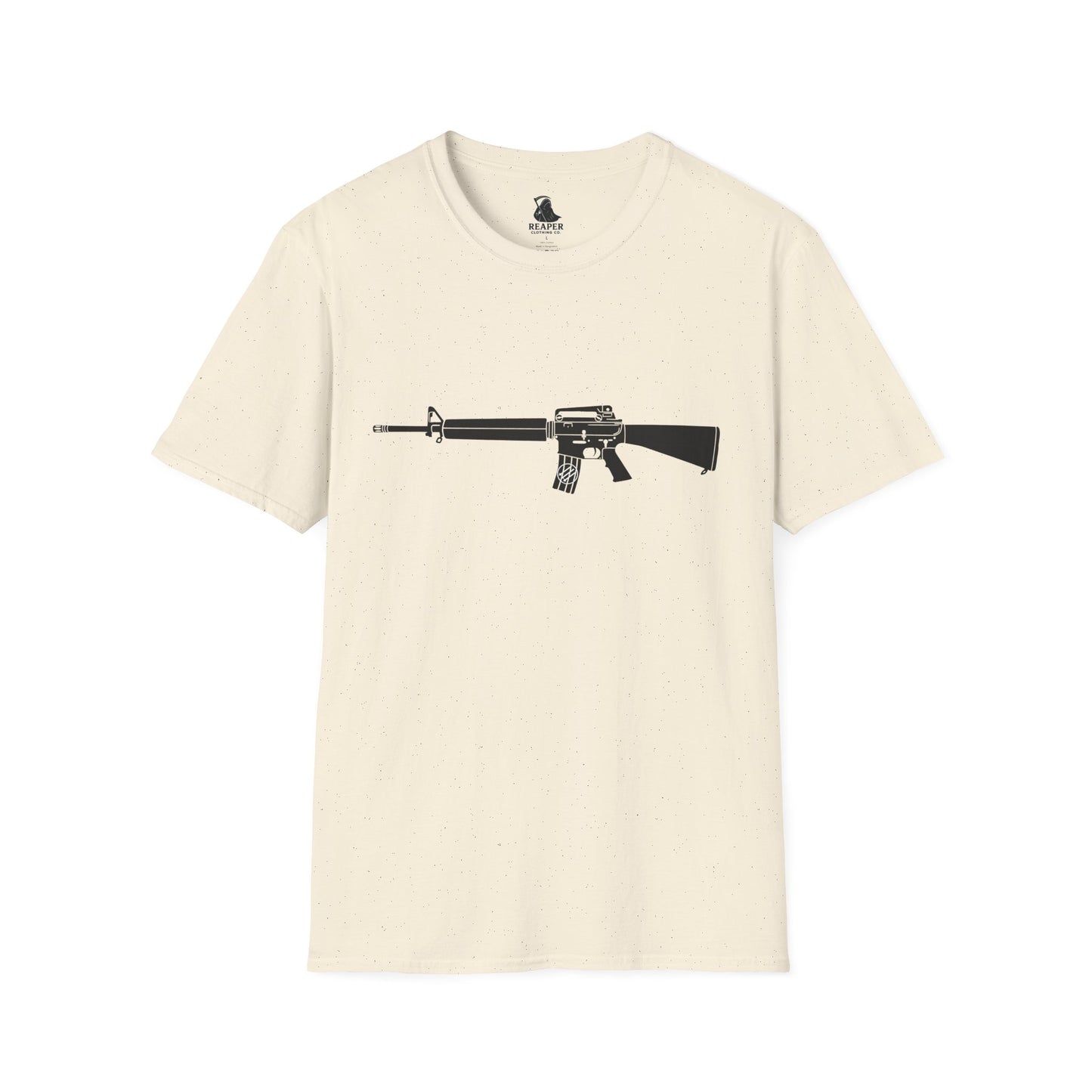 Unisex Antifascist Rifle T-shirt (Horizontal)