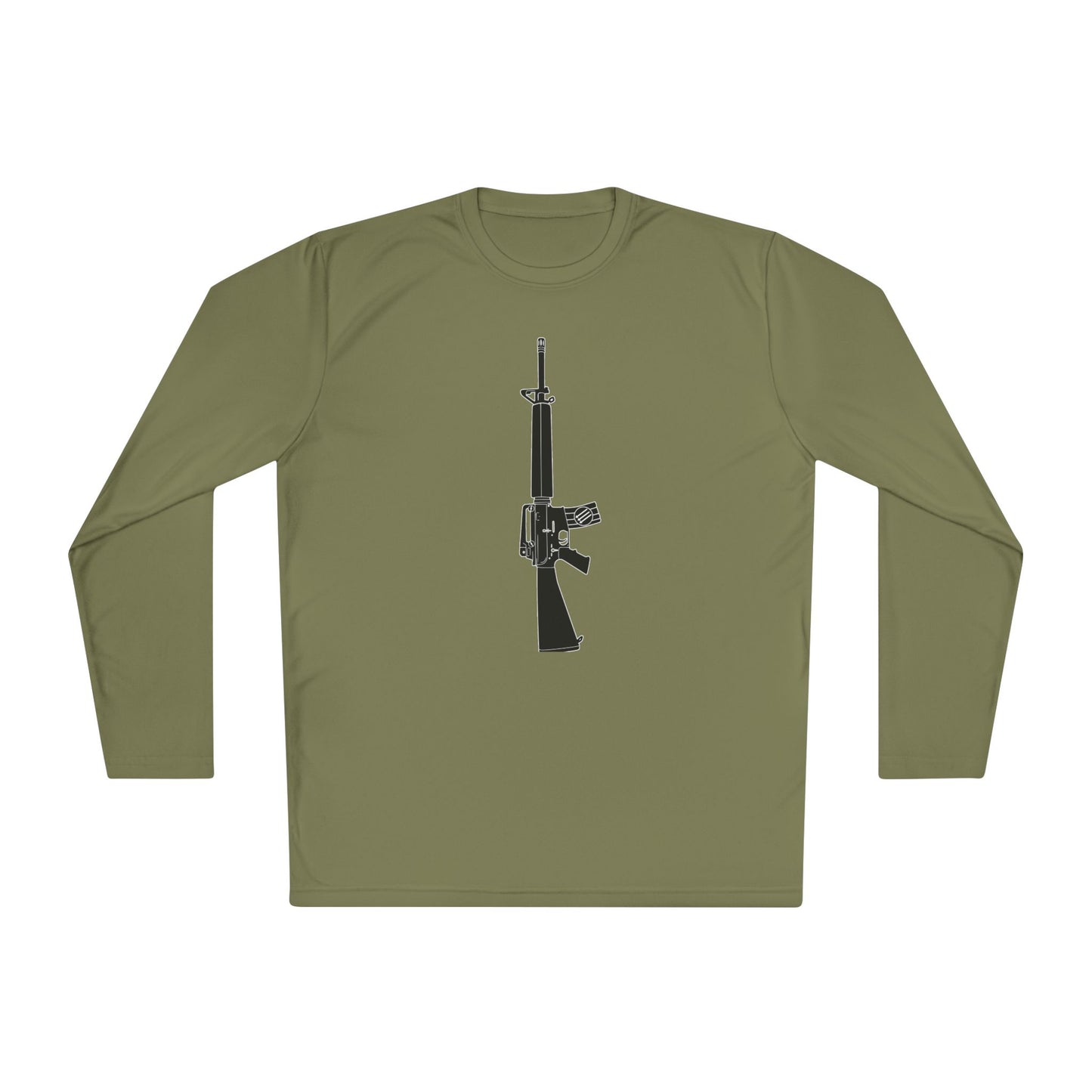 Unisex Antifascist Rifle Performance Long Sleeve Tee