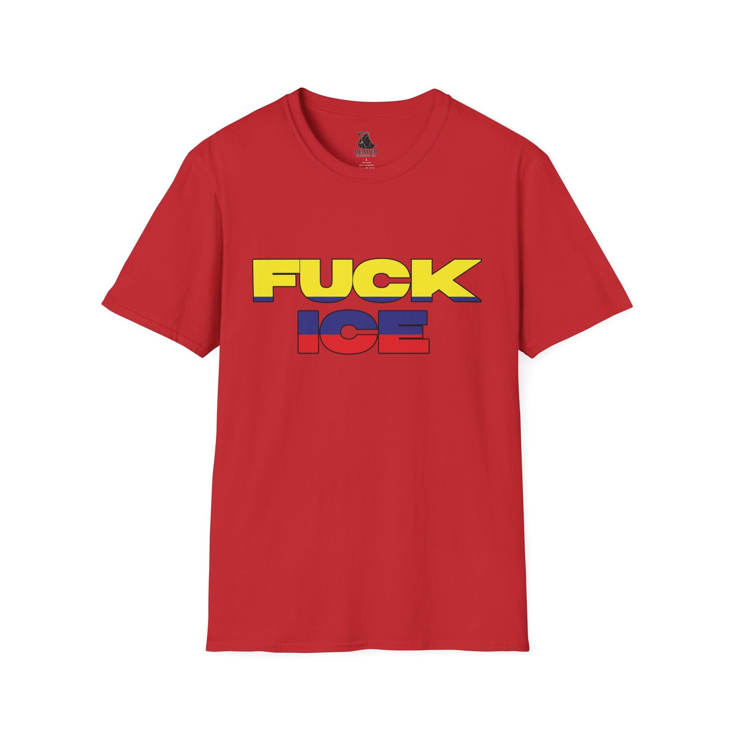 F**K Ice Unisex T-Shirt- Columbia Flag