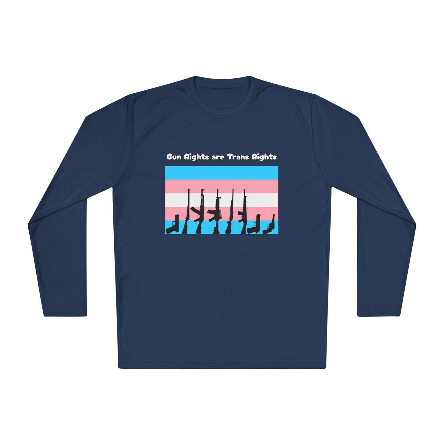 Unisex Trans Rights Performance Long Sleeve Tee