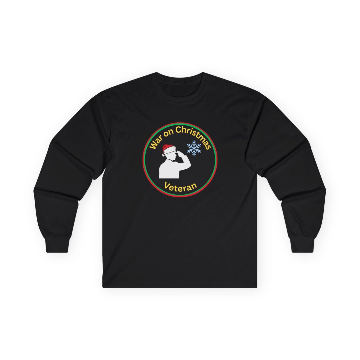 "War on Christmas Veteran" Parody Long Sleeve Tee