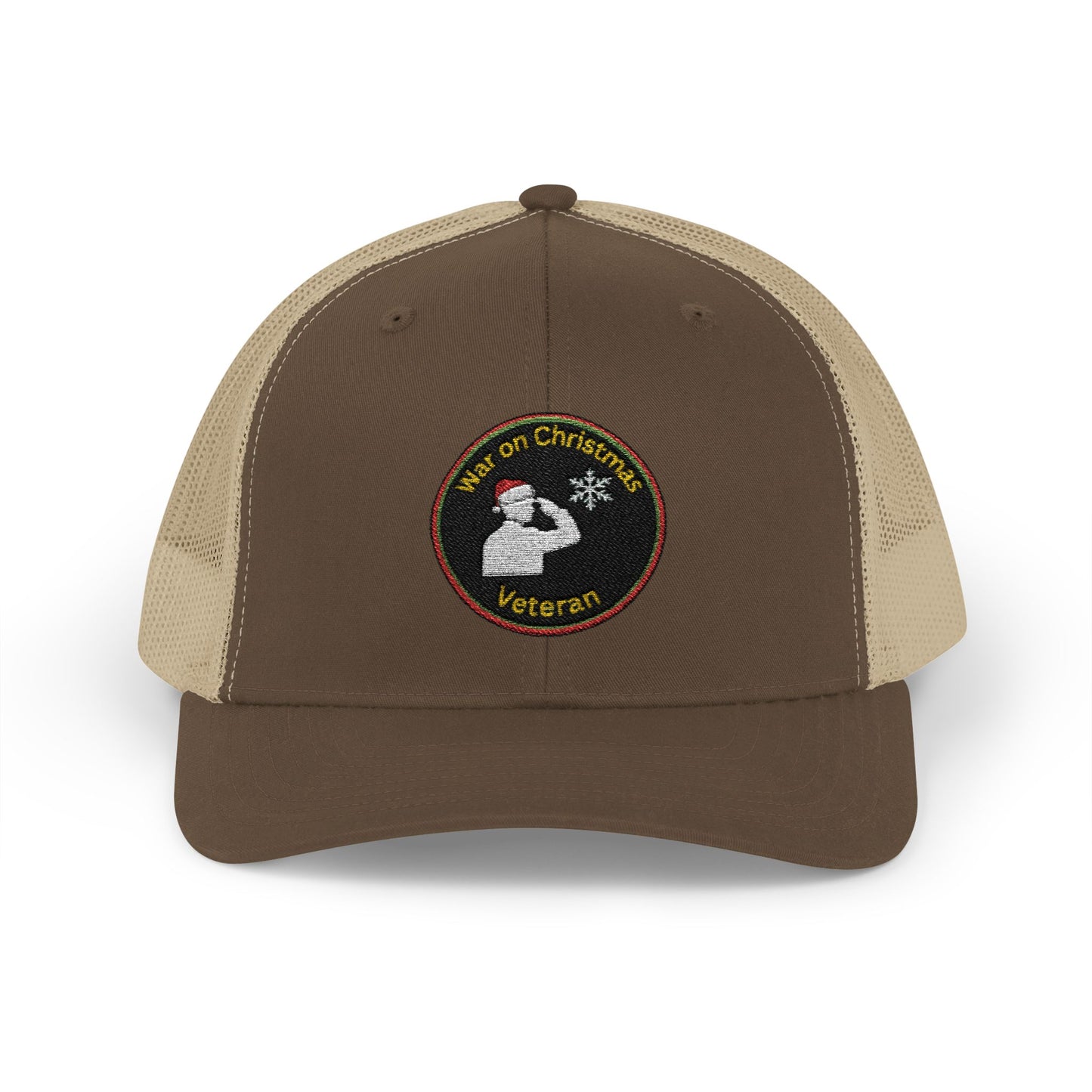 "War on Christmas Veteran" Parody Trucker Hat