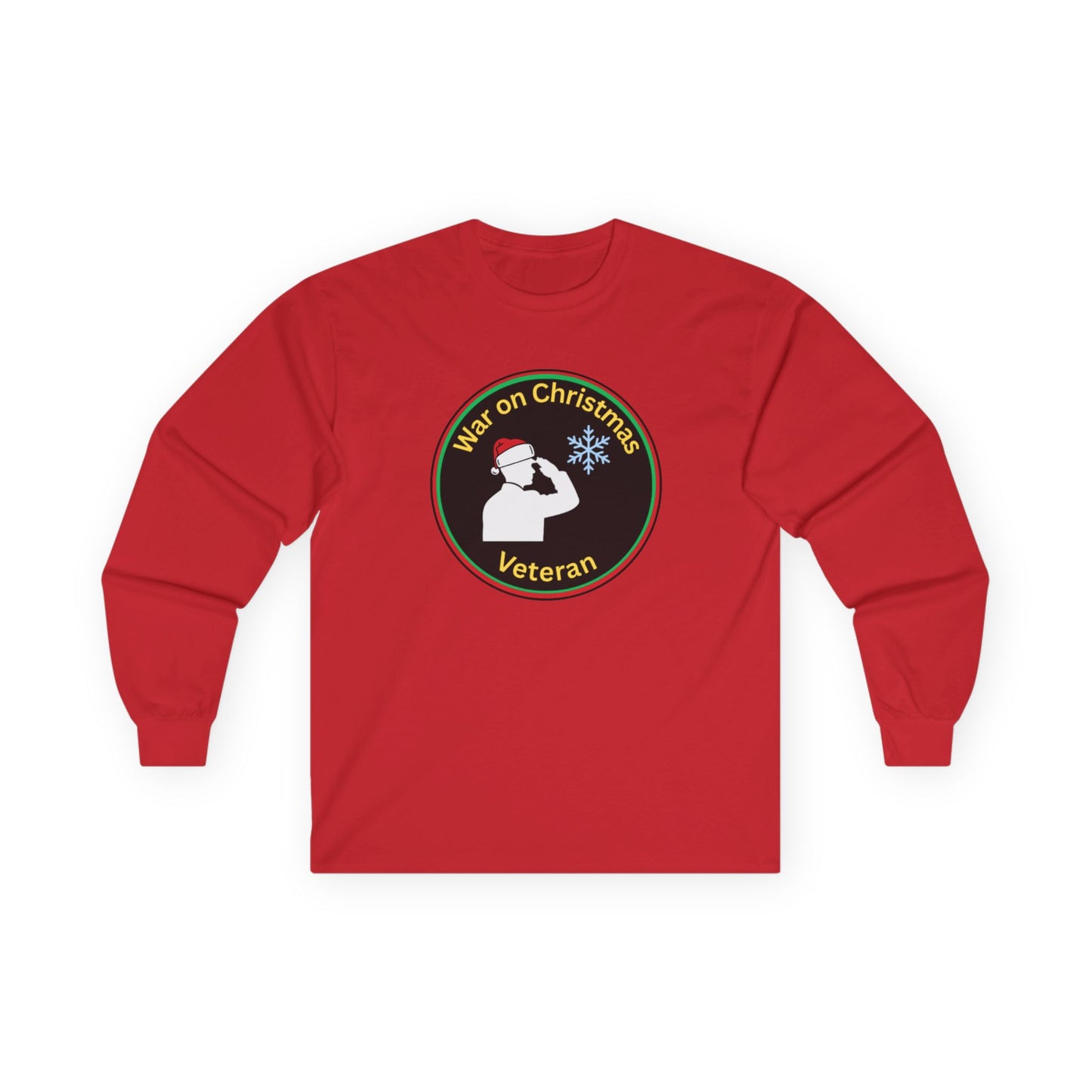 "War on Christmas Veteran" Parody Long Sleeve Tee