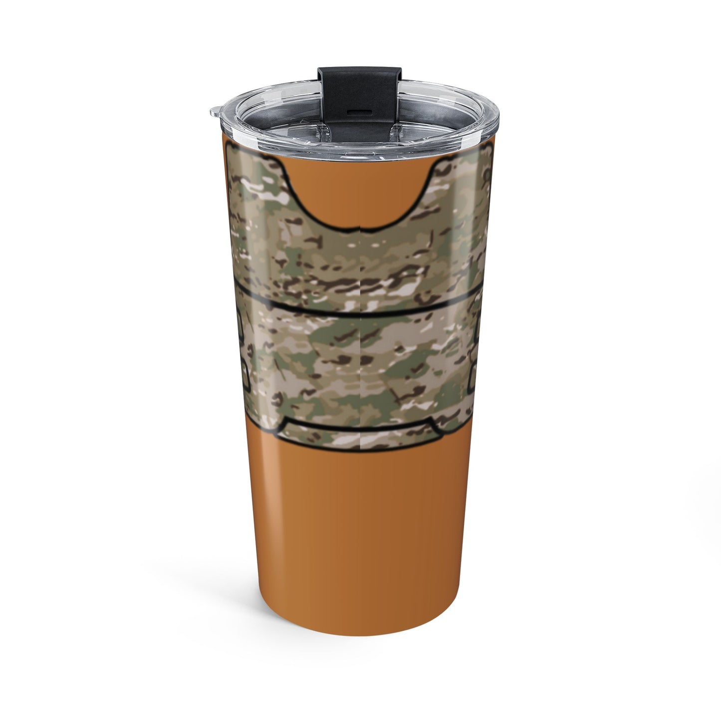 Camo Tactical Vest Tumbler 20oz- Light Brown