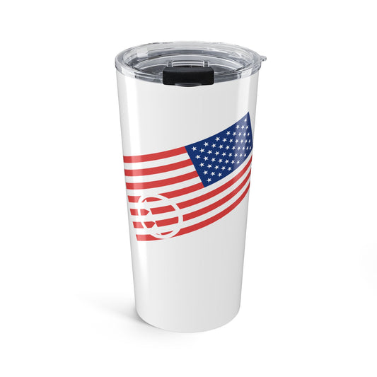 American Defiance Tumbler 20oz- White