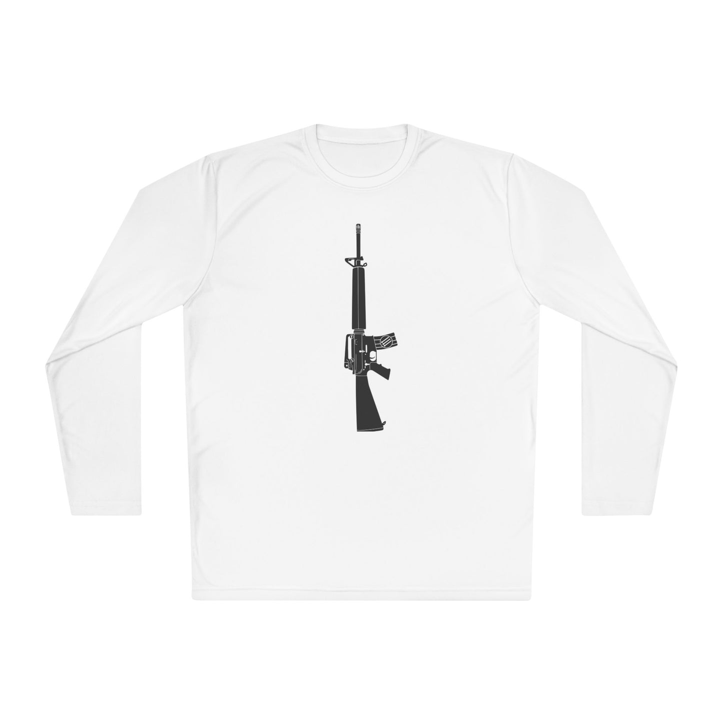 Unisex Antifascist Rifle Performance Long Sleeve Tee