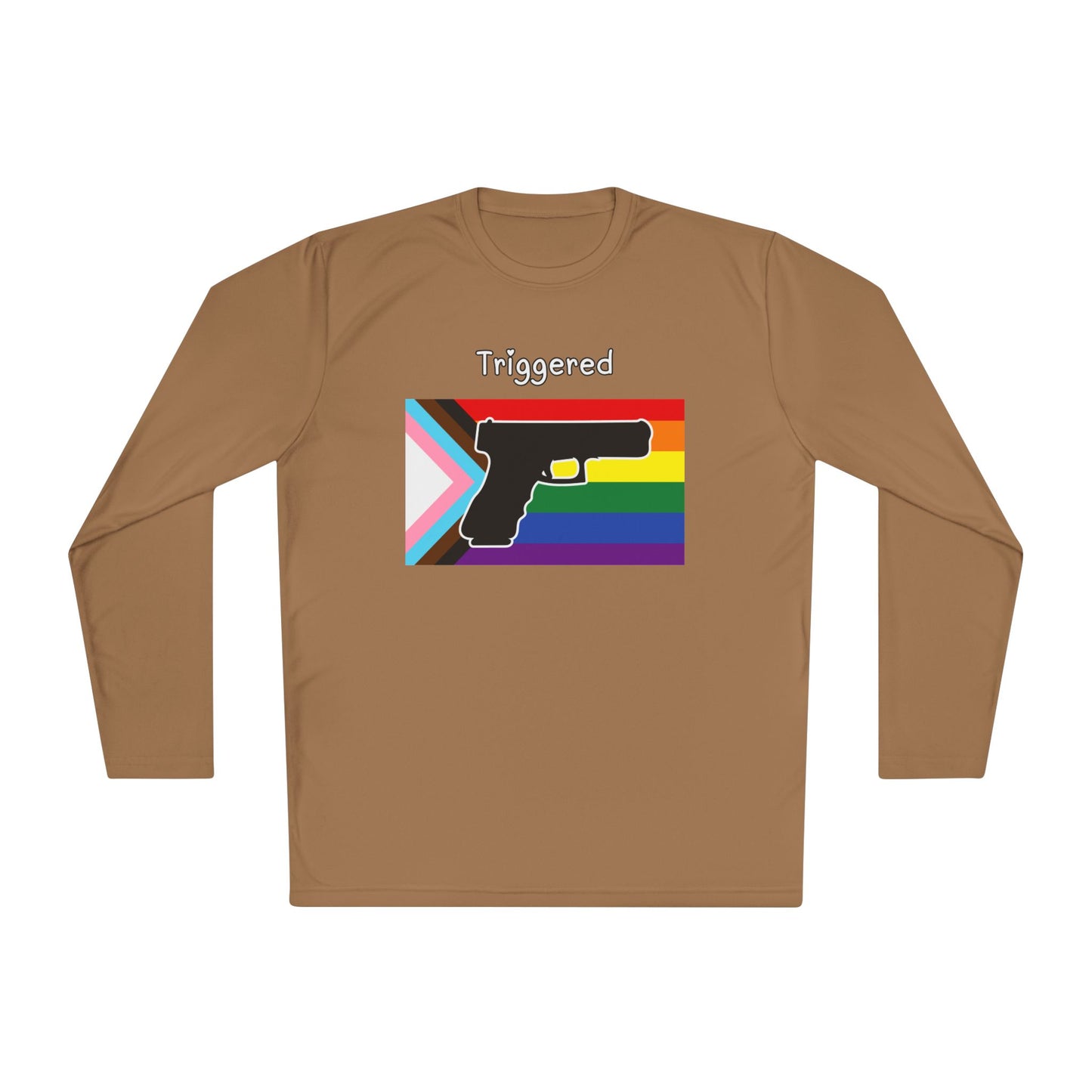 Unisex Pride "Triggered" Performance Long Sleeve Tee