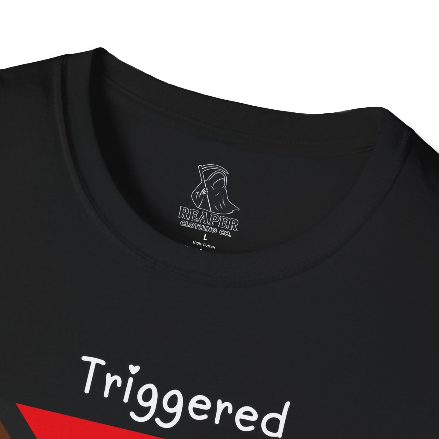 Unisex "Triggered" Pride Flag T-shirt