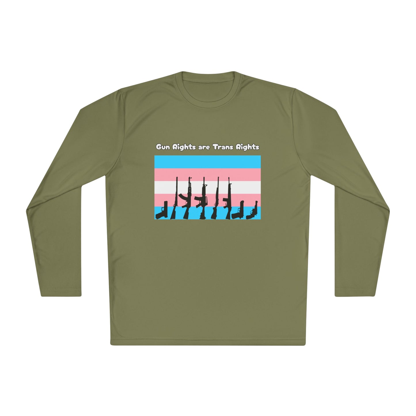 Unisex Trans Rights Performance Long Sleeve Tee