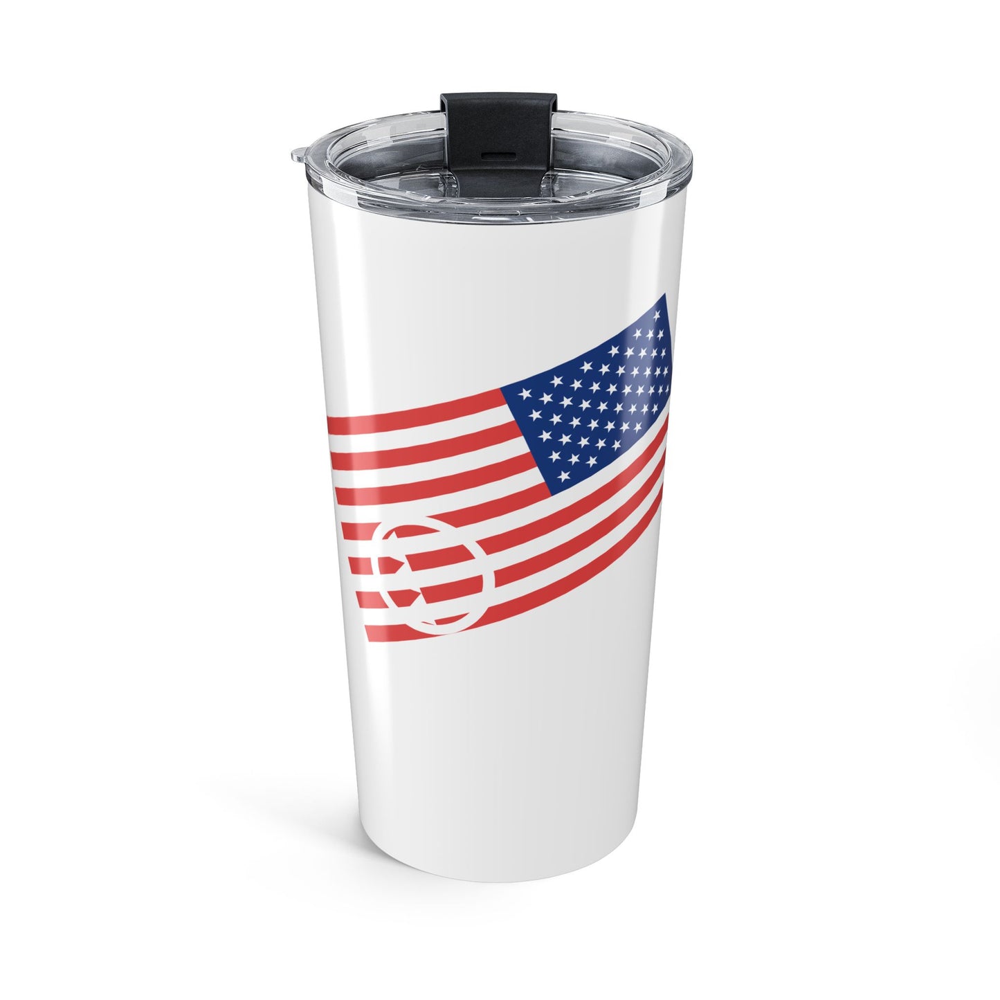 American Defiance Tumbler 20oz- White