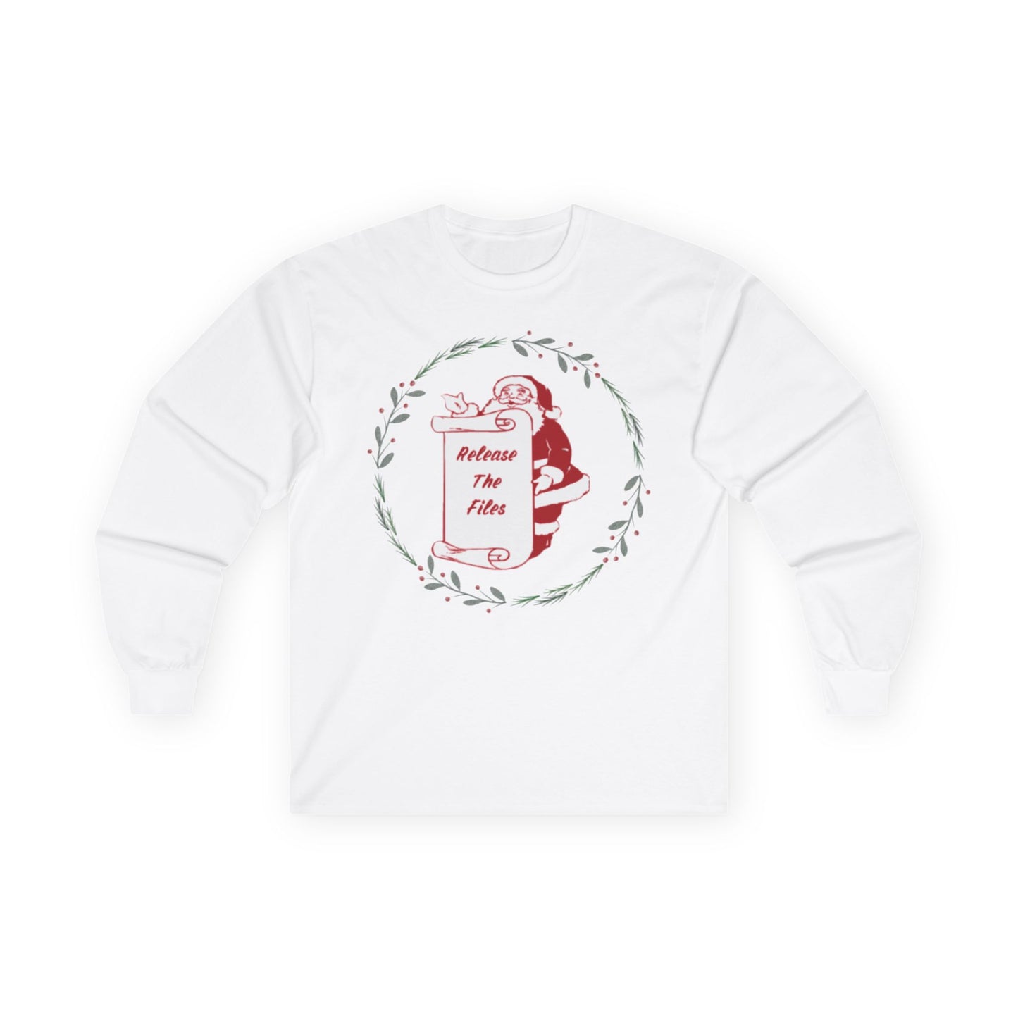Release the Files (PT. 2) Holiday Santa Long Sleeve Tee