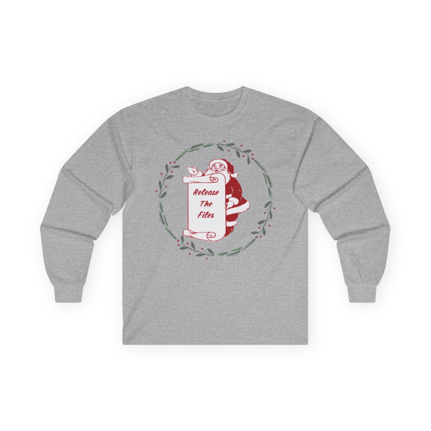 Release the Files (PT. 2) Holiday Santa Long Sleeve Tee