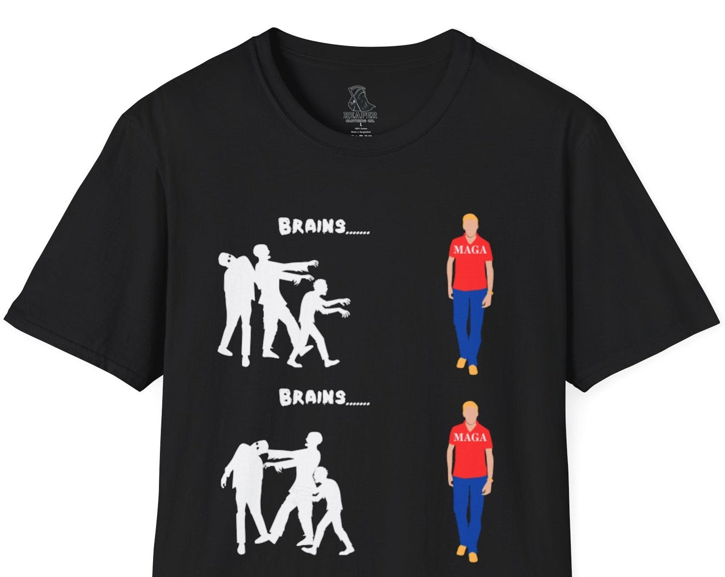 Halloween MAGA Dumb Zombie T-Shirt
