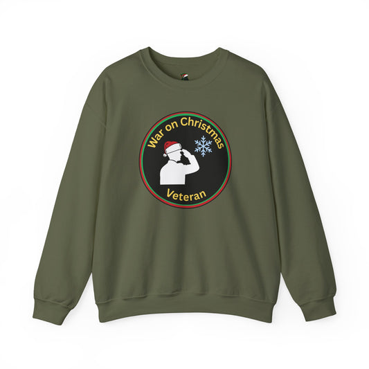 "War on Christmas Veteran" Parody Sweatshirt