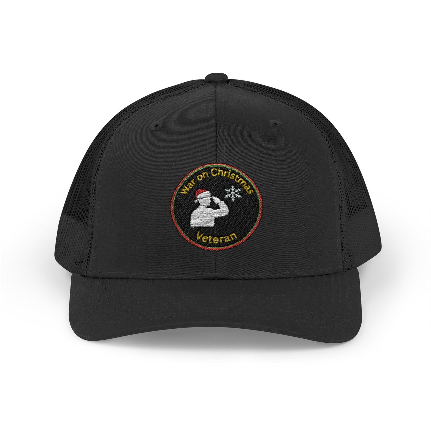 "War on Christmas Veteran" Parody Trucker Hat