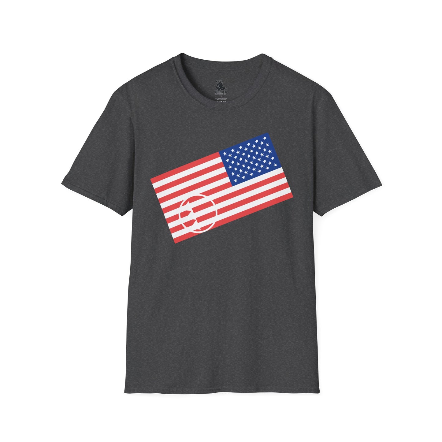 Unisex Antifascist USA Flag short-sleeve T-Shirt
