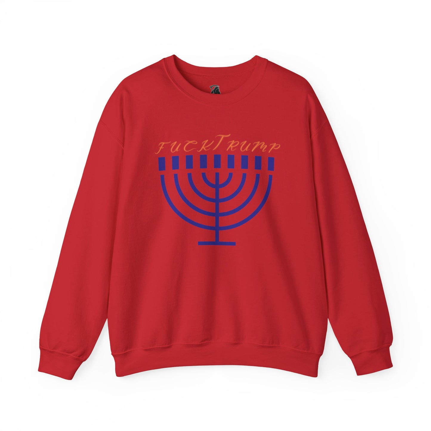 F*** Trump Menorah Hannukah Holiday Sweater