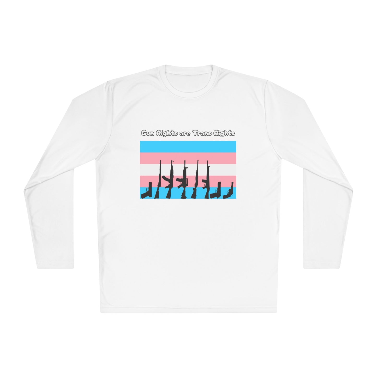Unisex Trans Rights Performance Long Sleeve Tee