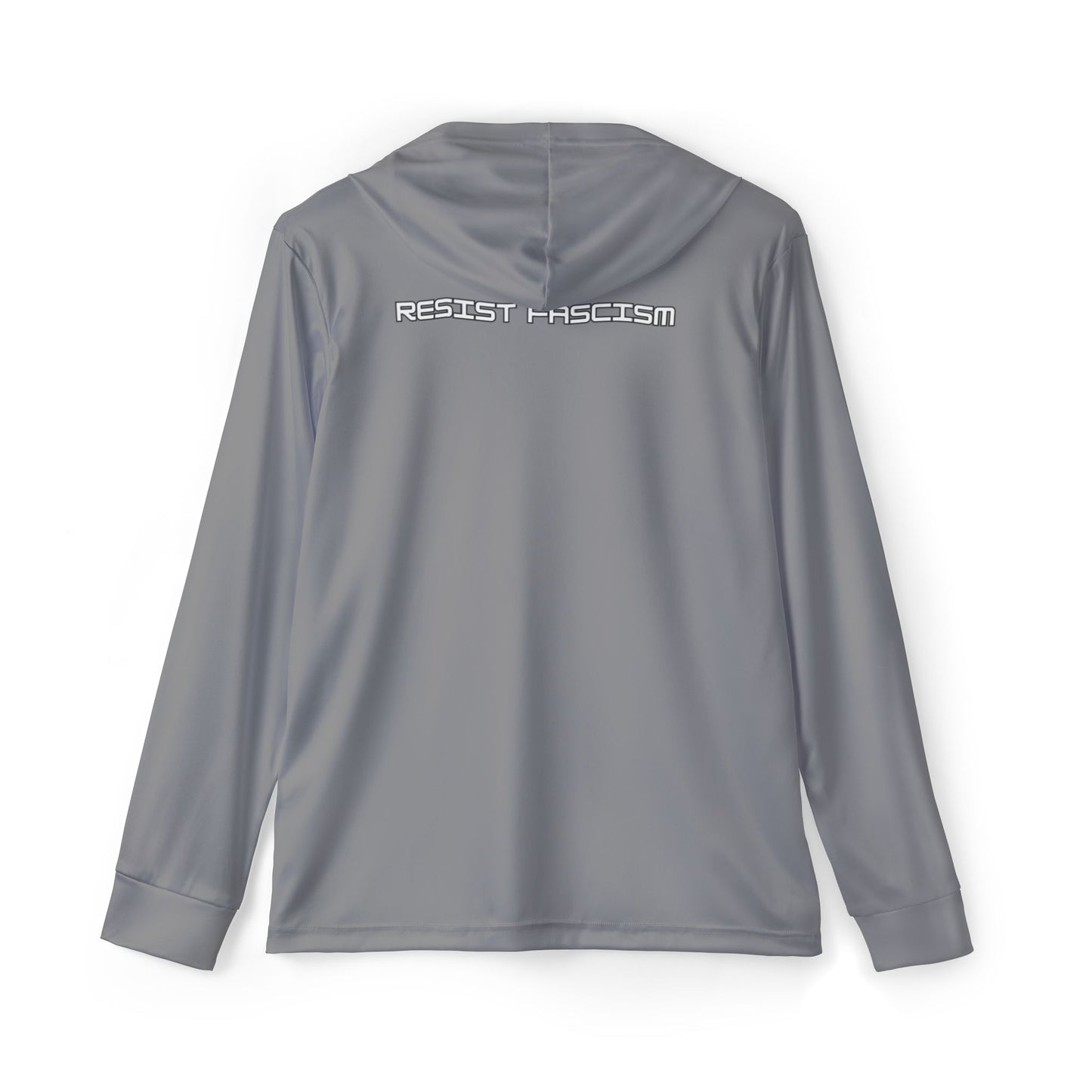 Unisex Pride Flag "Triggered" Performance Hoodie- Gray