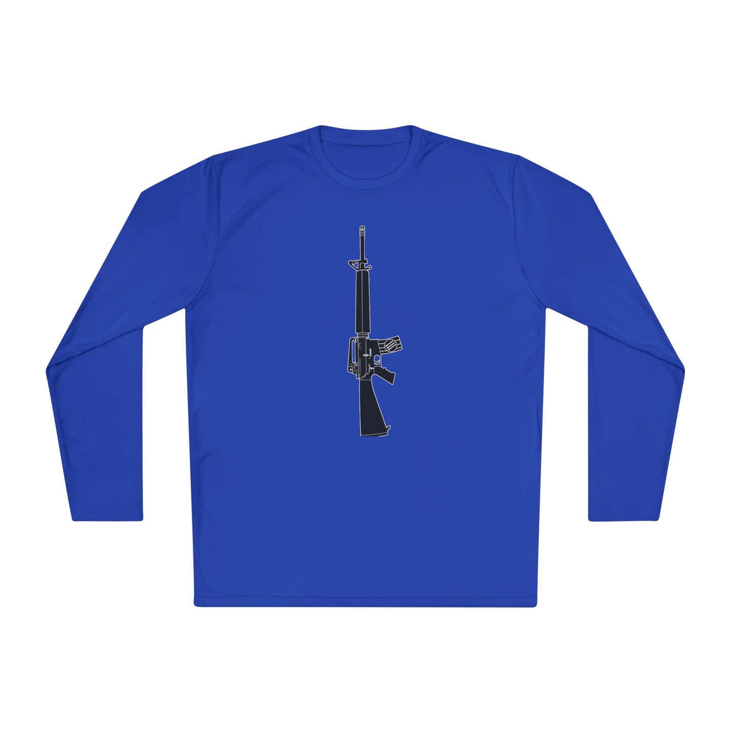 Unisex Antifascist Rifle Performance Long Sleeve Tee
