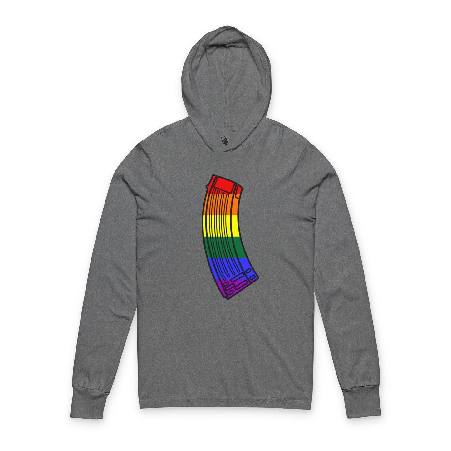 Unisex Pride Flag Rifle Magazine Hoodie