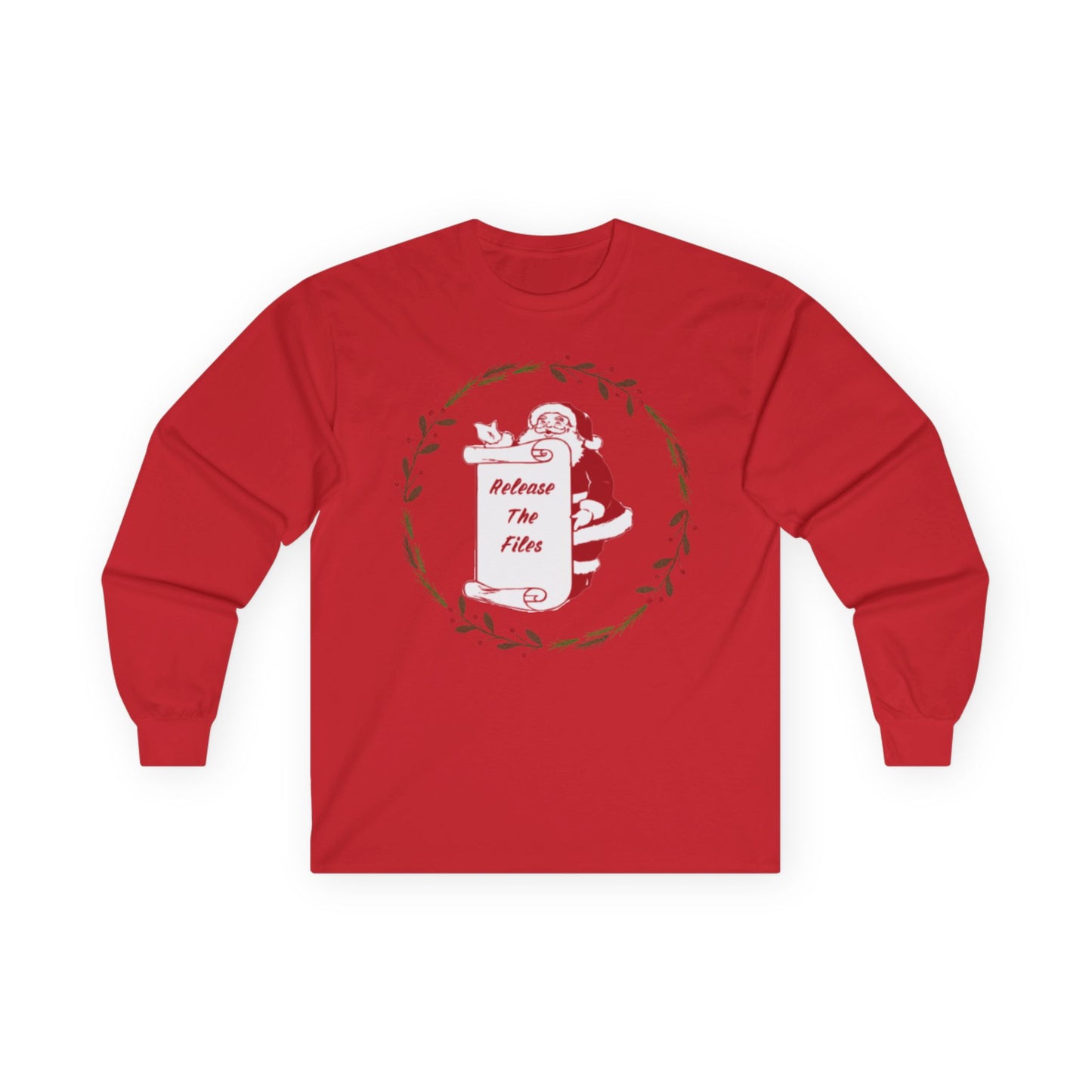 Release the Files (PT. 2) Holiday Santa Long Sleeve Tee