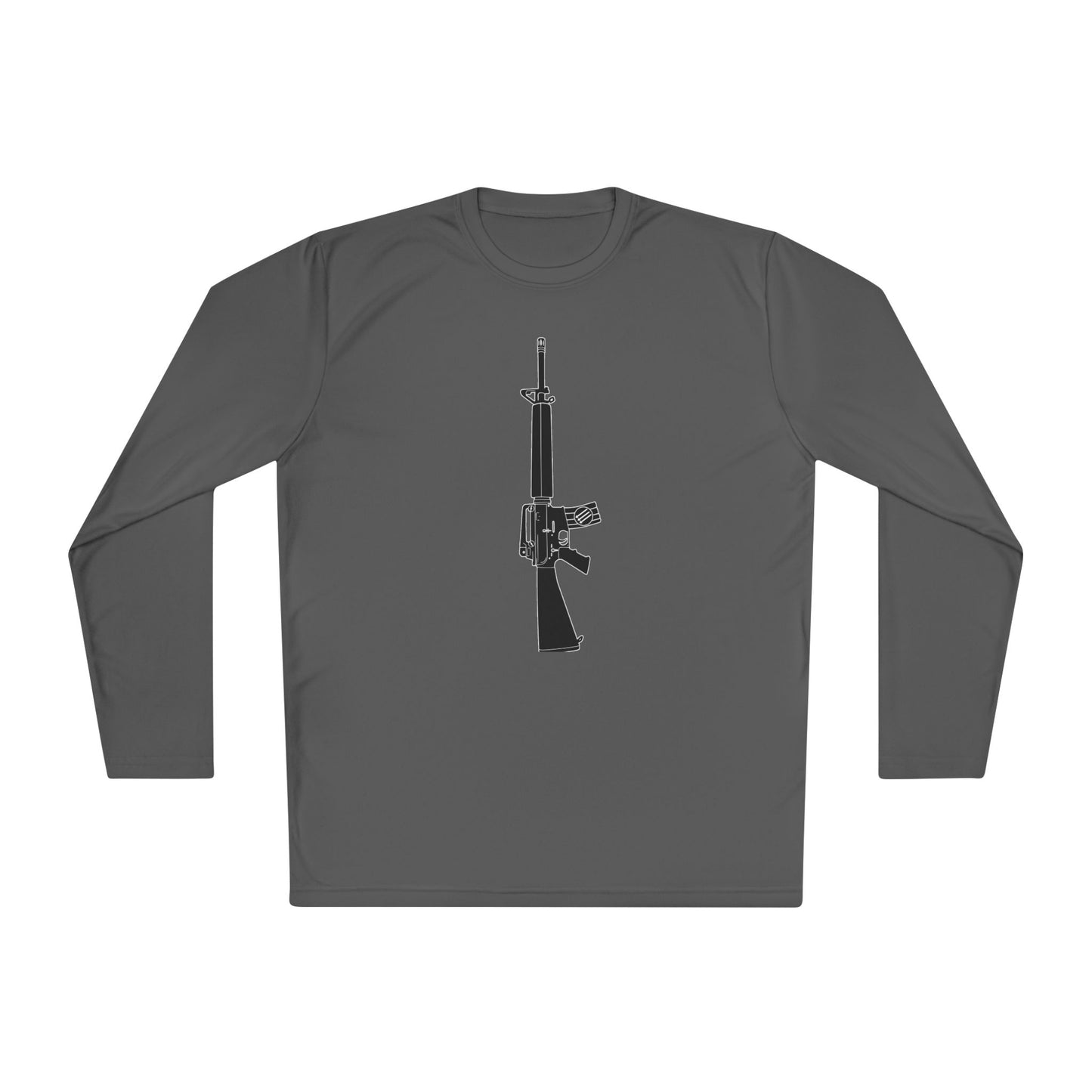 Unisex Antifascist Rifle Performance Long Sleeve Tee
