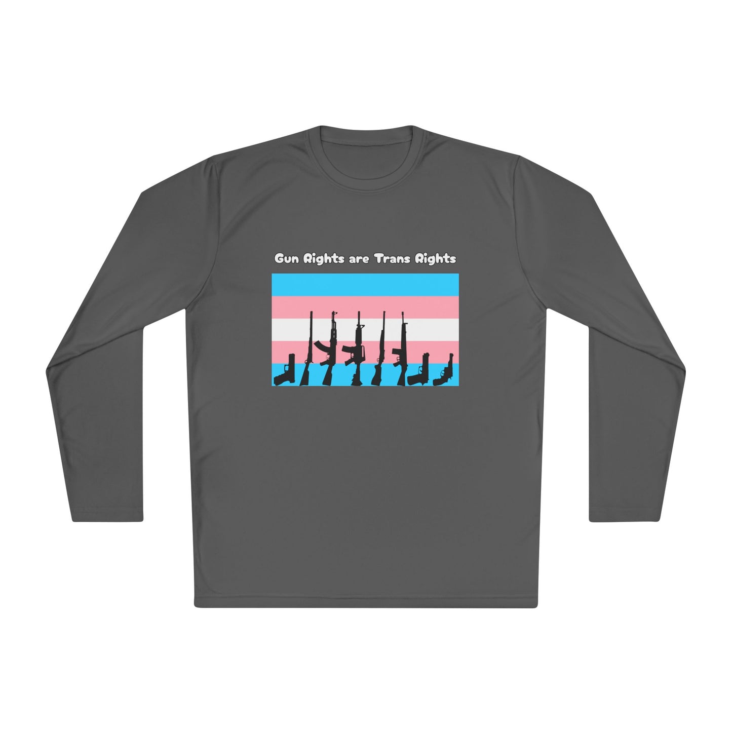Unisex Trans Rights Performance Long Sleeve Tee