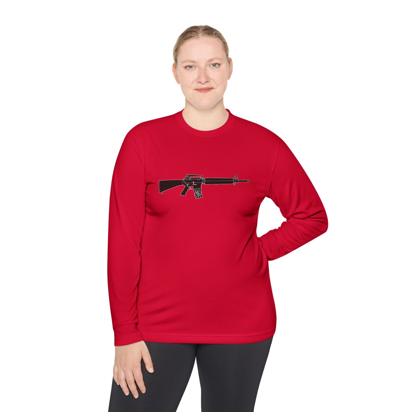 Antifascist Rifle Performance Long Sleeve Tee