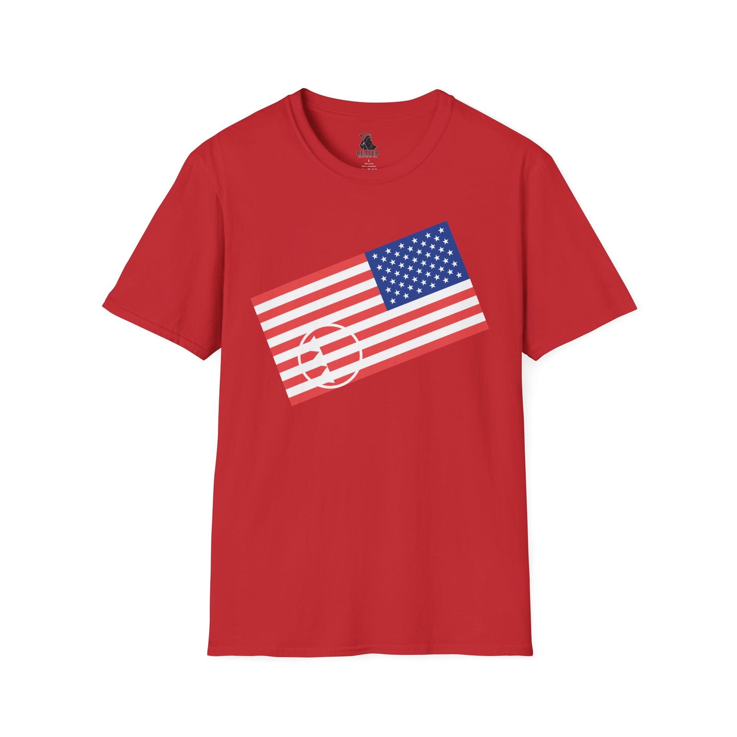 Unisex Antifascist USA Flag short-sleeve T-Shirt