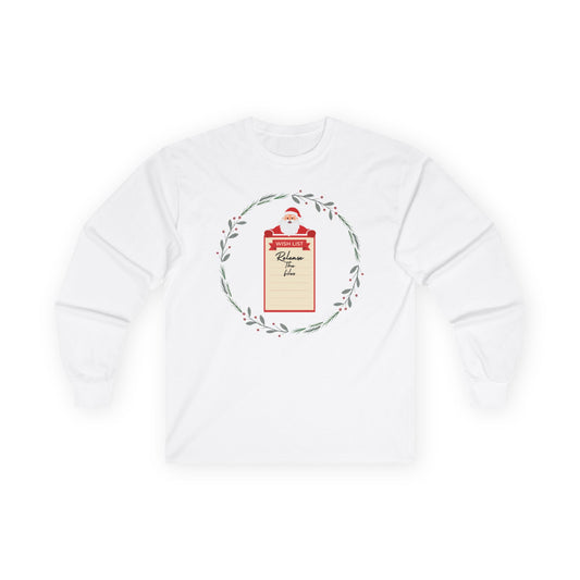 Release the Files Holiday Santa Long Sleeve Tee