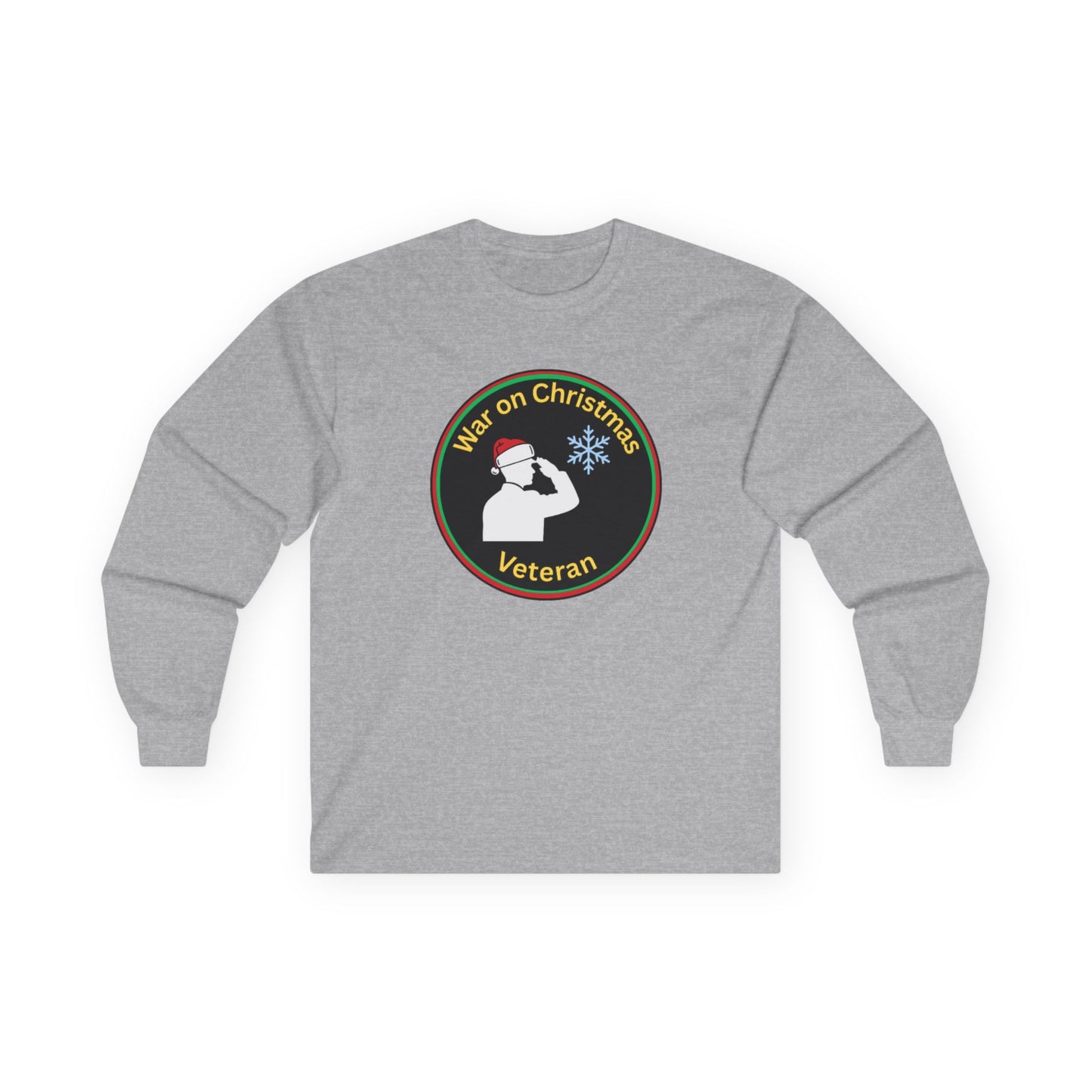 "War on Christmas Veteran" Parody Long Sleeve Tee