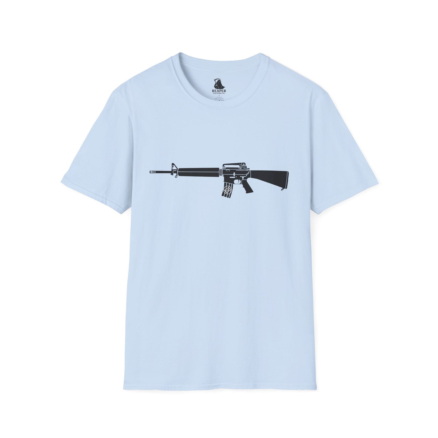 Unisex Antifascist Rifle T-shirt (Horizontal)