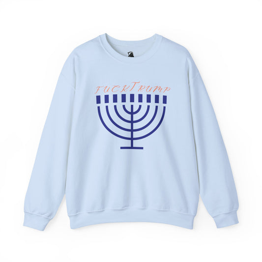 F*** Trump Menorah Hannukah Holiday Sweater