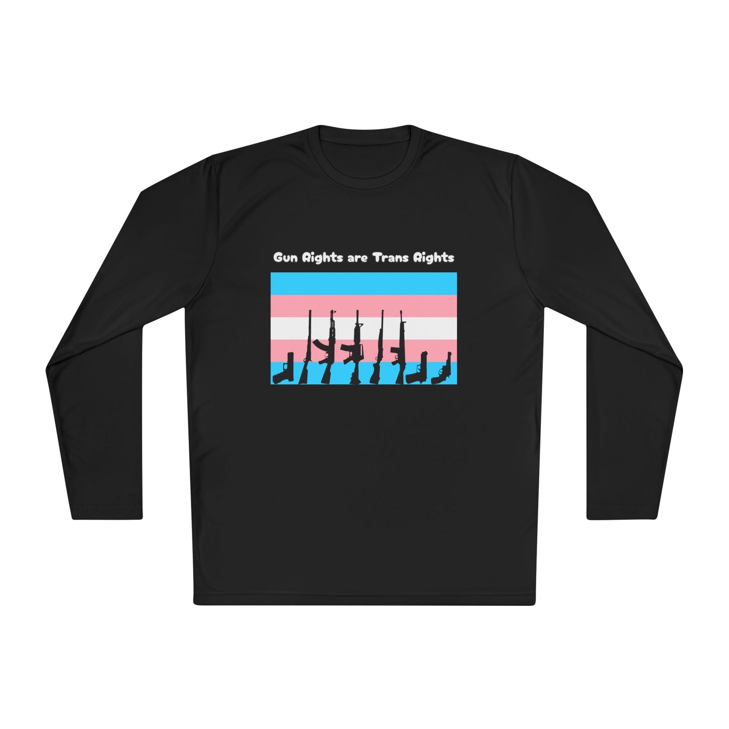 Unisex Trans Rights Performance Long Sleeve Tee