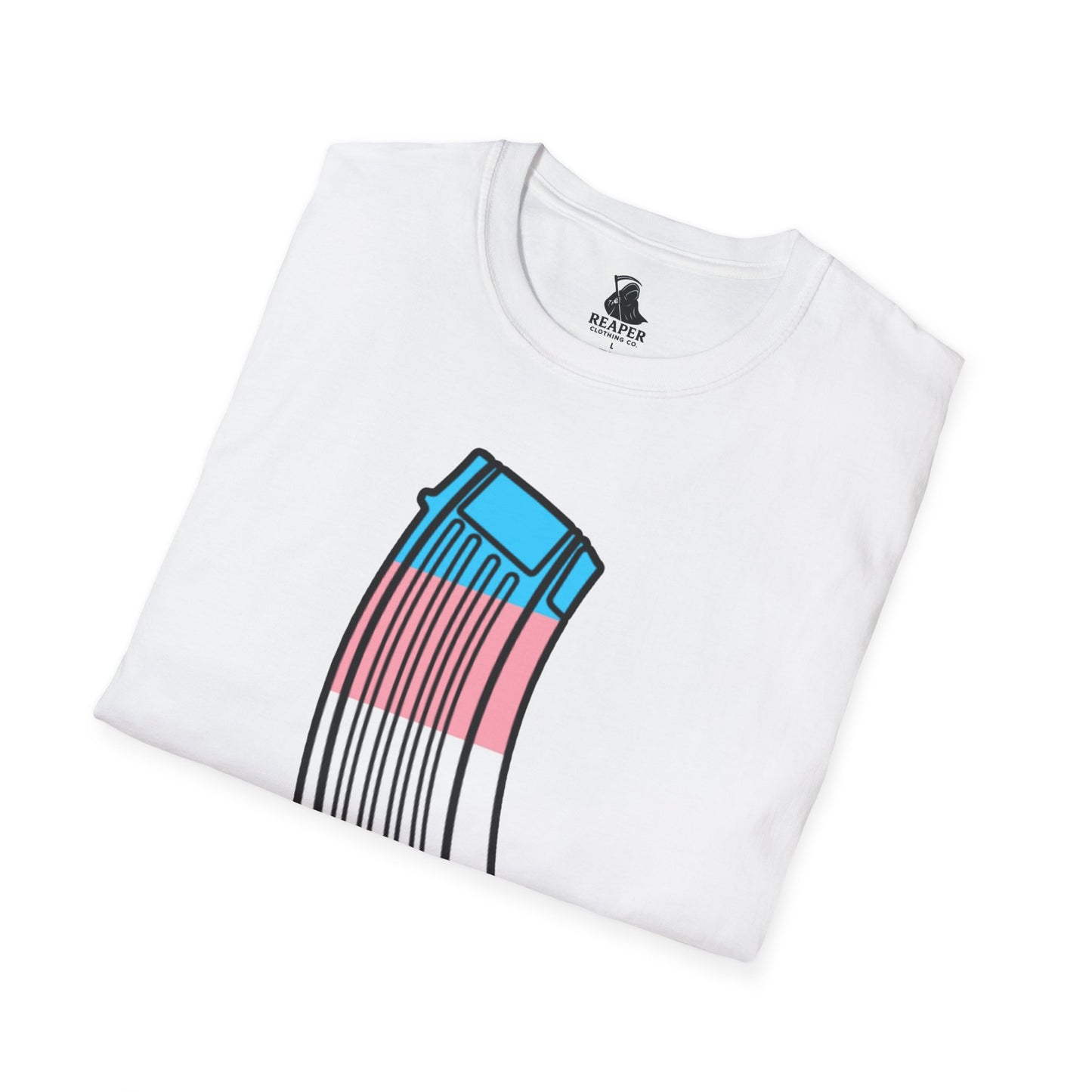 Unisex Trans Pride Rifle Magazine Short-Sleeve T-Shirt