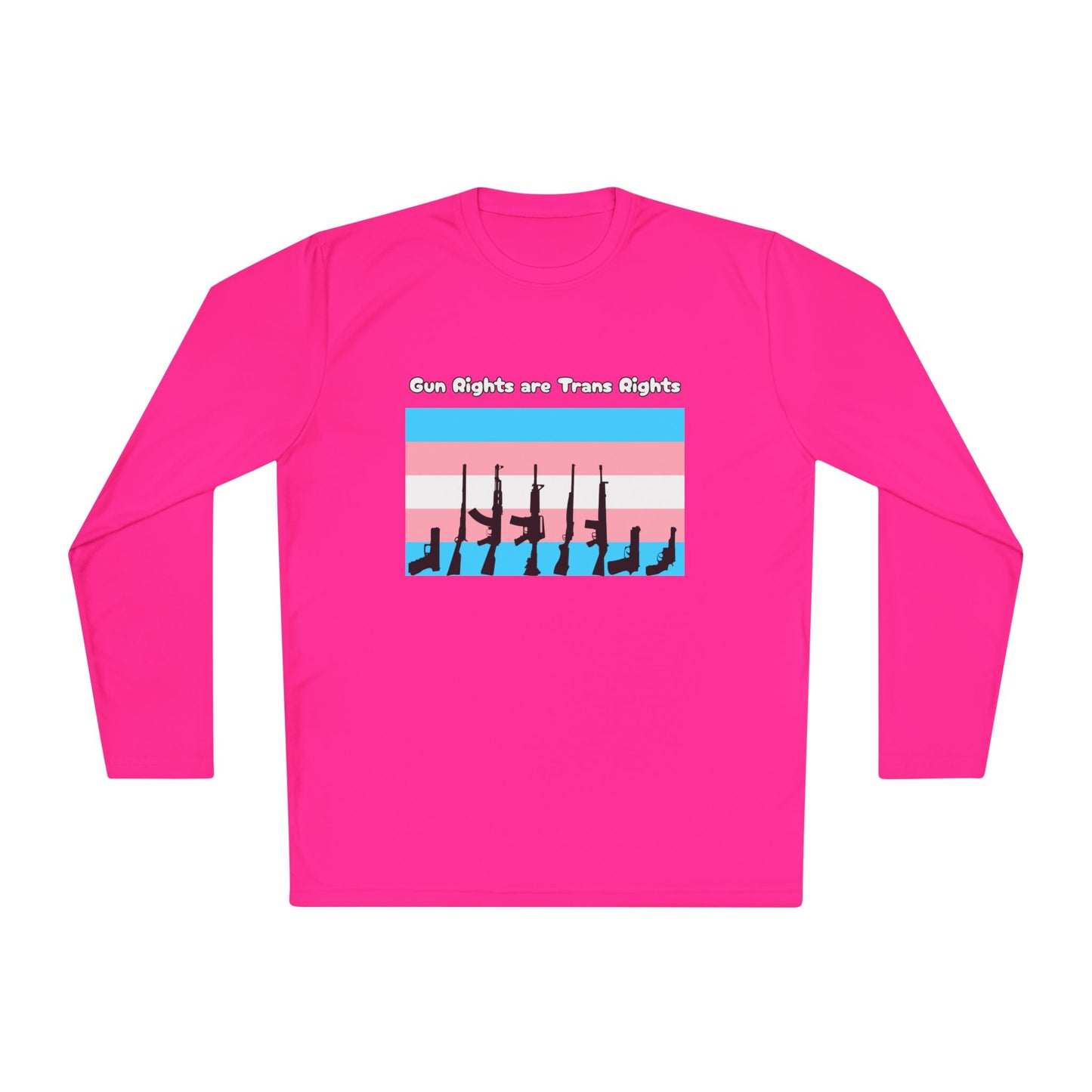 Unisex Trans Rights Performance Long Sleeve Tee