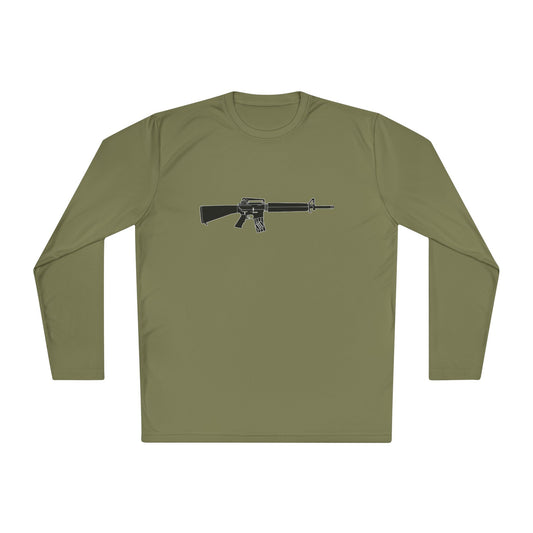 Antifascist Rifle Performance Long Sleeve Tee