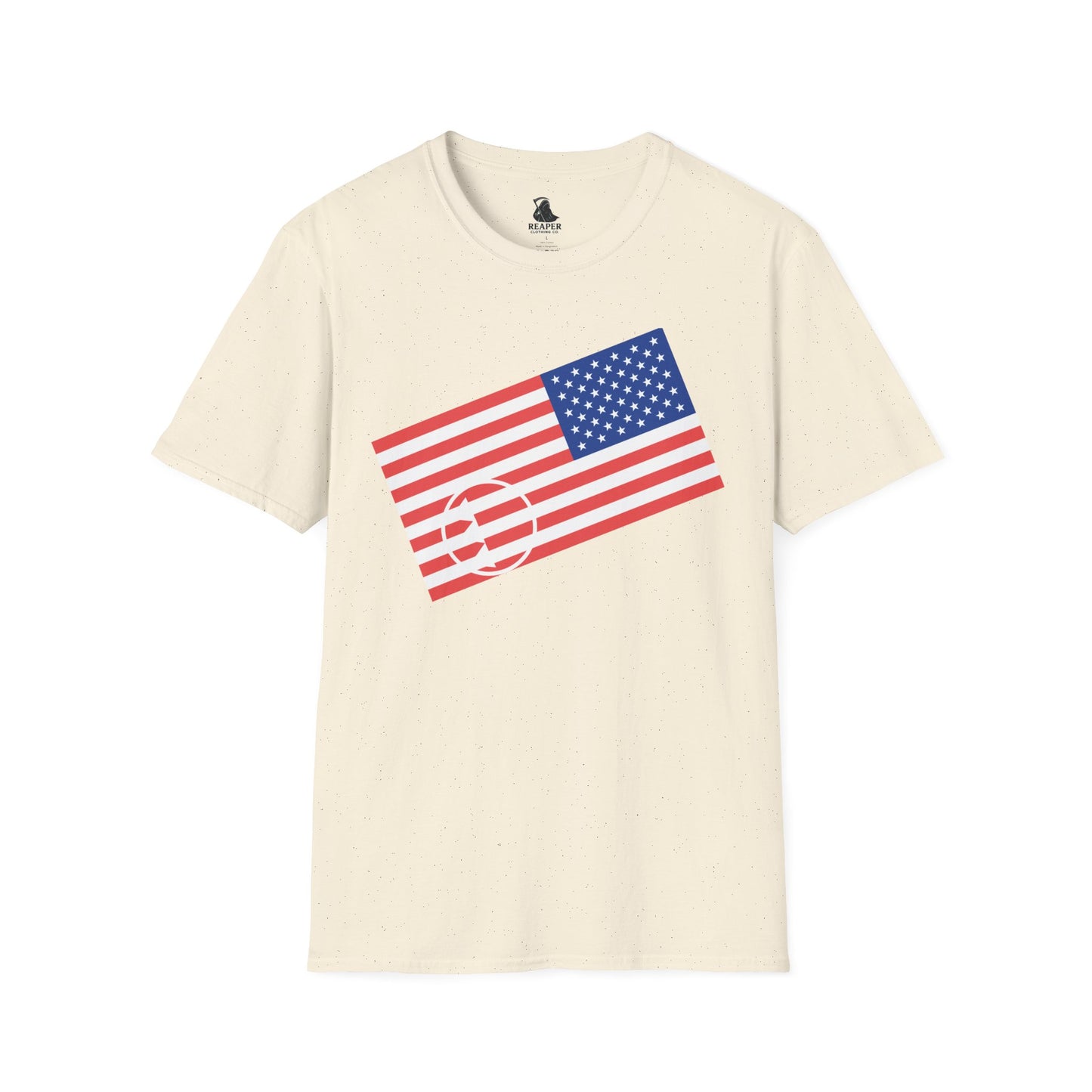 Unisex Antifascist USA Flag short-sleeve T-Shirt