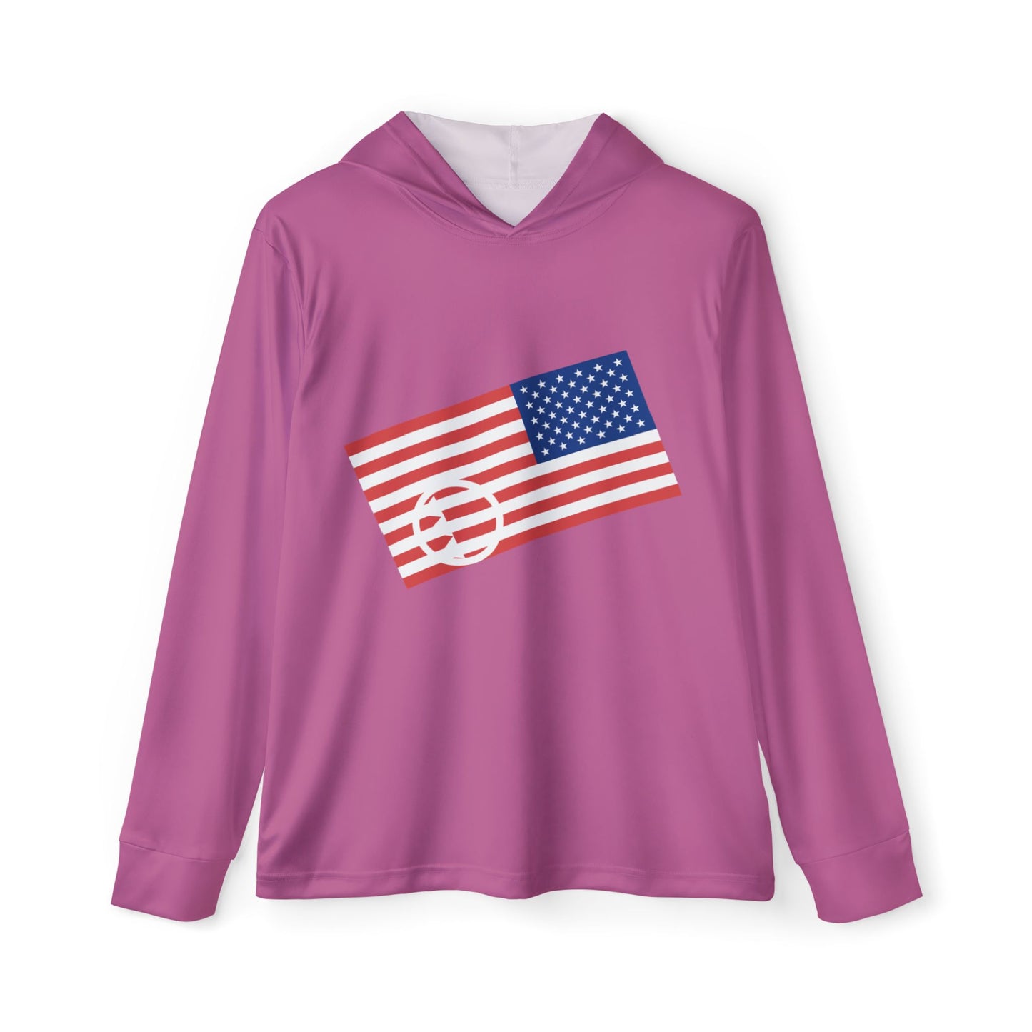 Unisex Antifascist Flag Performance Hoodie- Pink