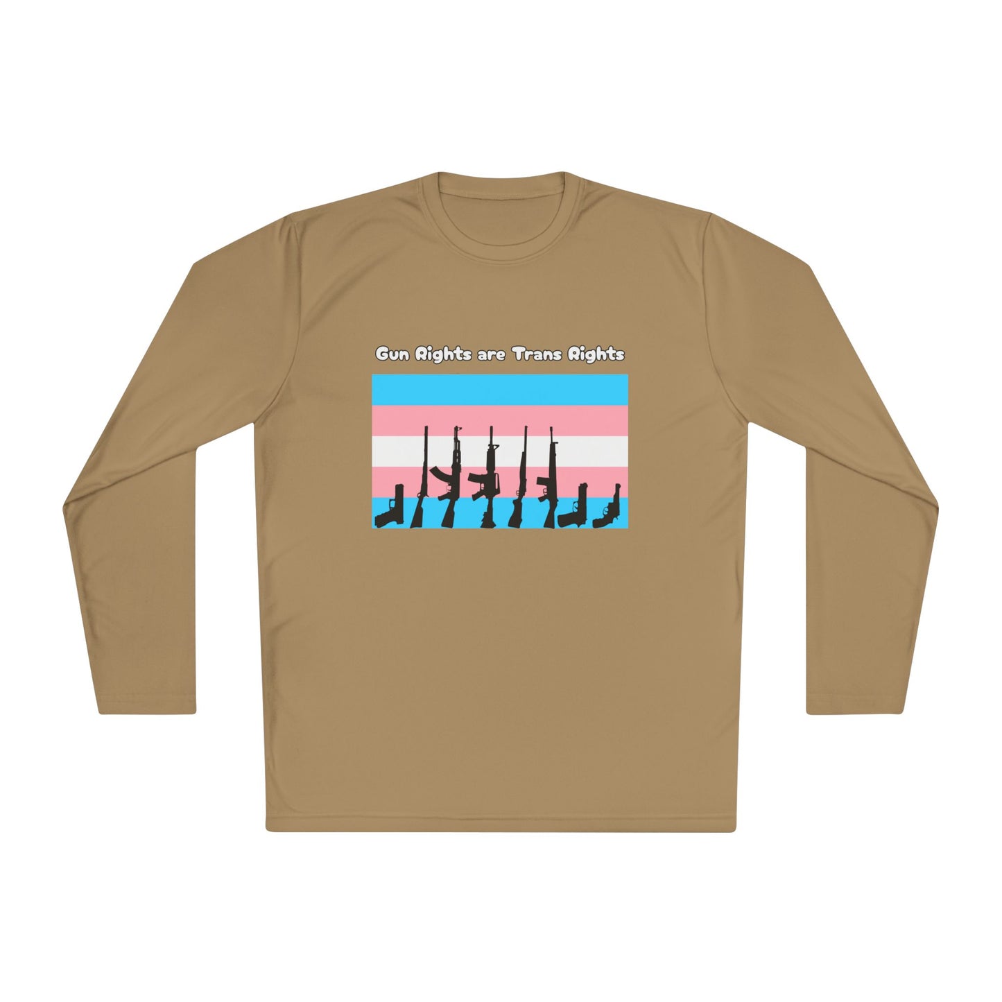 Unisex Trans Rights Performance Long Sleeve Tee