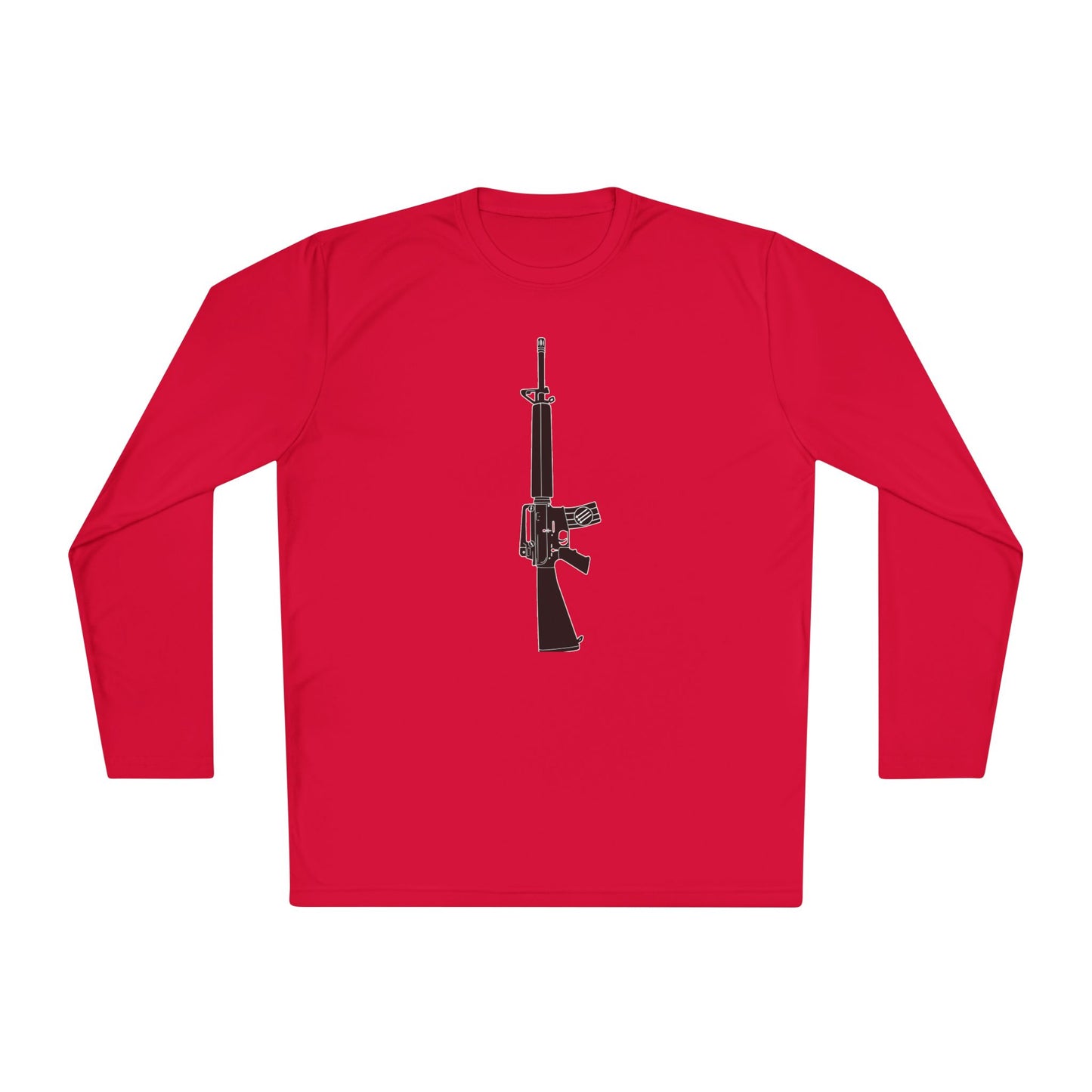 Unisex Antifascist Rifle Performance Long Sleeve Tee
