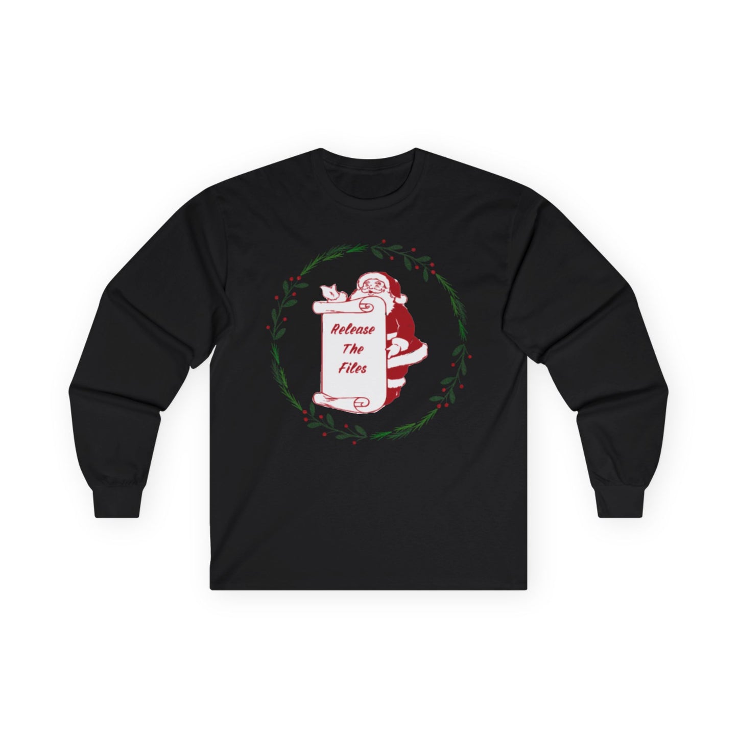 Release the Files (PT. 2) Holiday Santa Long Sleeve Tee