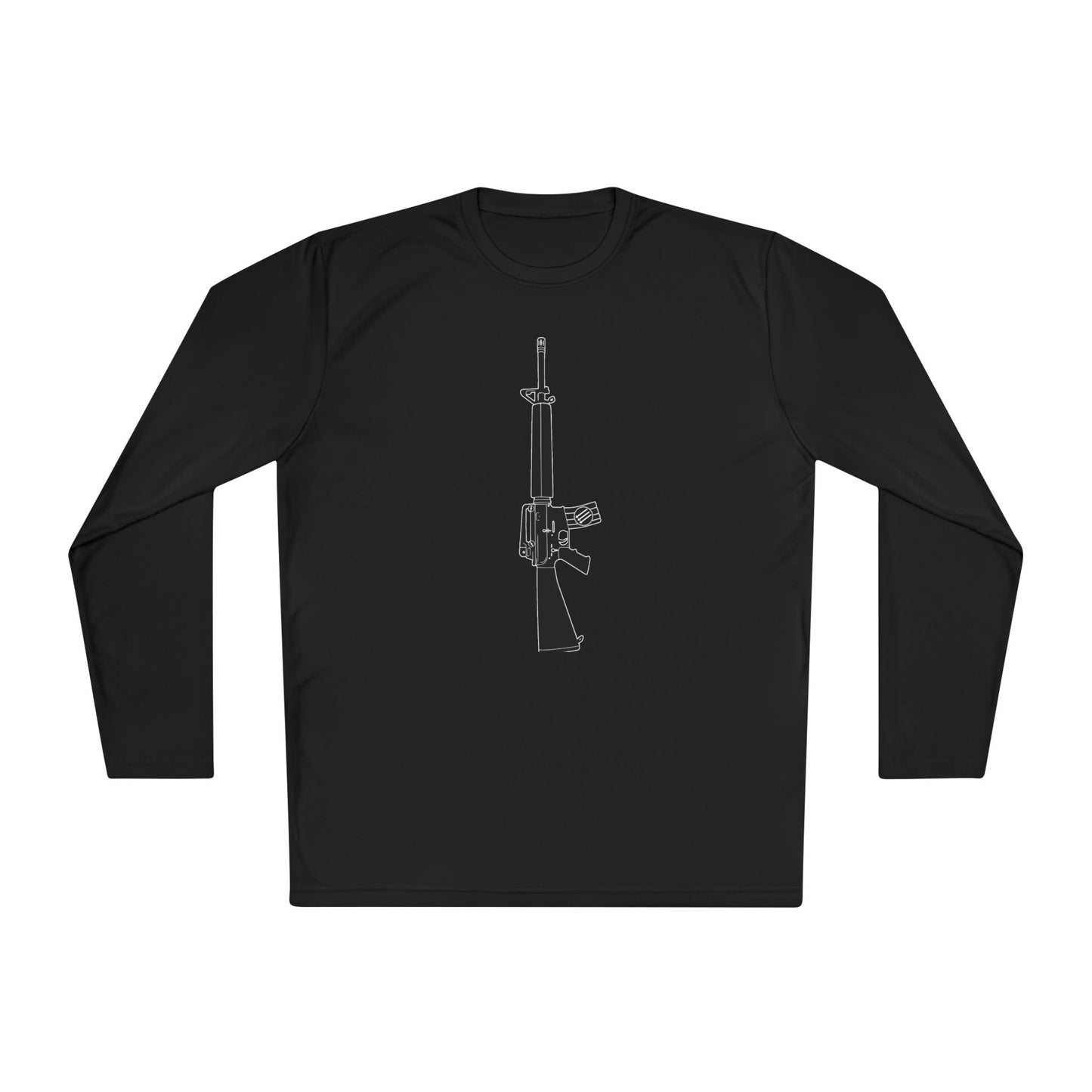 Unisex Antifascist Rifle Performance Long Sleeve Tee