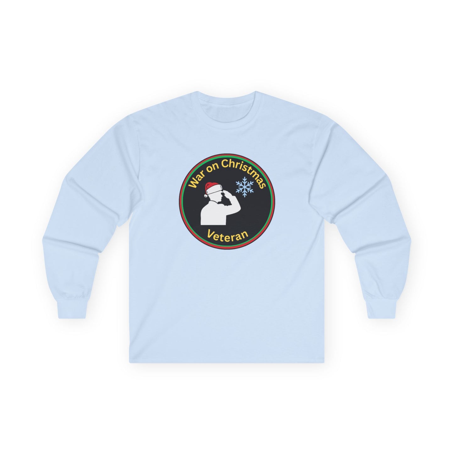 "War on Christmas Veteran" Parody Long Sleeve Tee
