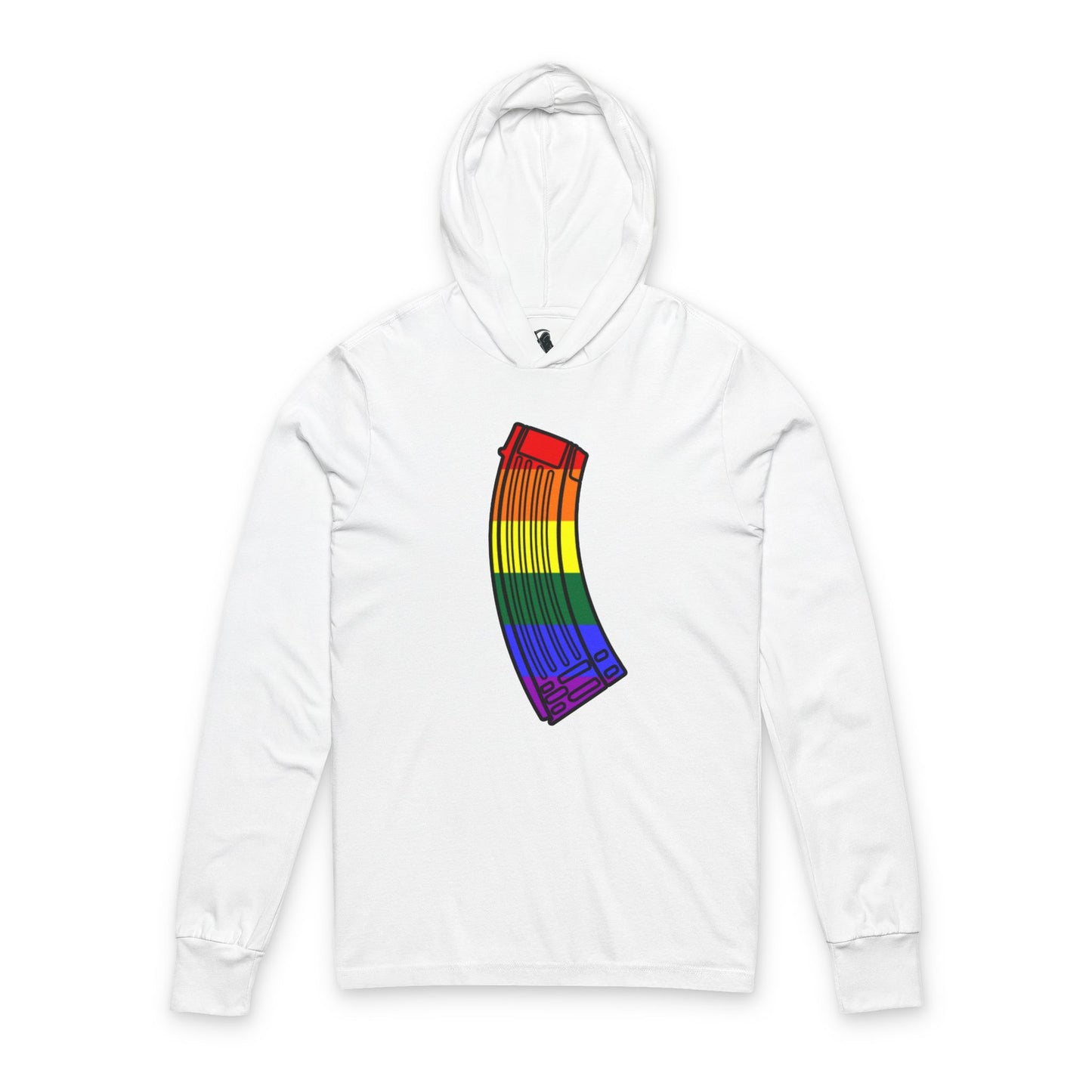 Unisex Pride Flag Rifle Magazine Hoodie