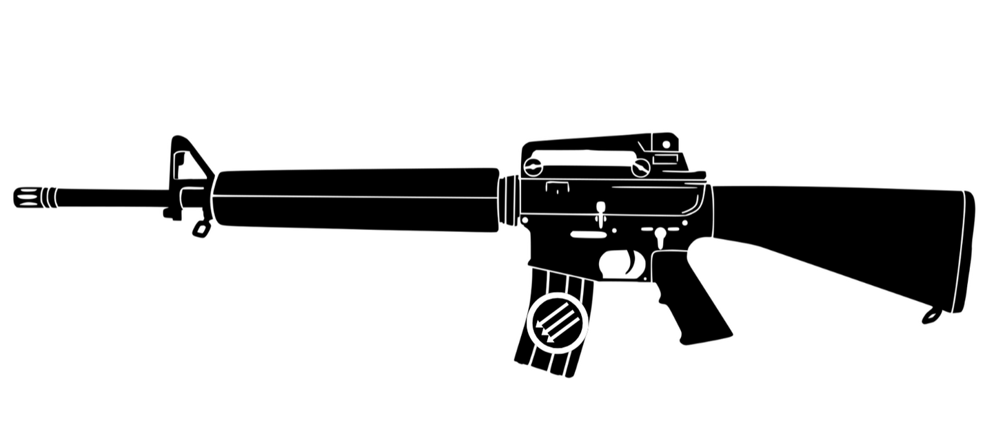 Unisex Antifascist Rifle T-shirt